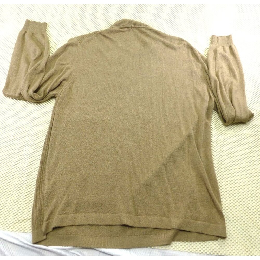 Vintage Bachrach Made In Italy Ribbed Tan Knit Pullover Sweater M - Picture 6 of 7